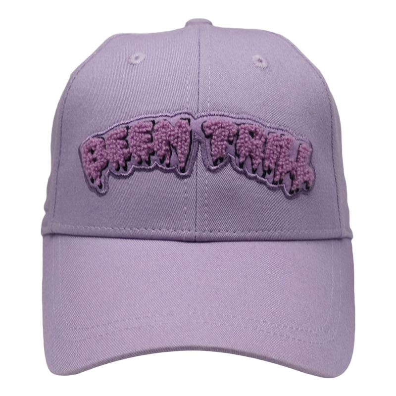 淡紫色运动贴身帽，棉质朋克风格金属流苏少女色