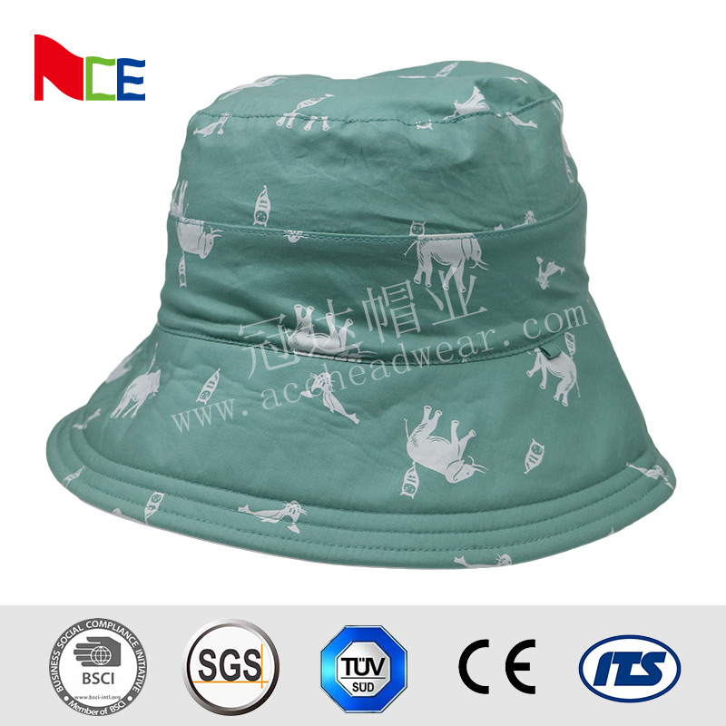 绿色防晒遮阳渔夫帽舒适环保